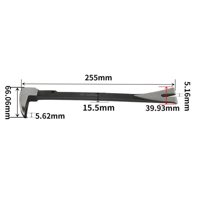 MYG Extracteur d'Ongles Outil de Retrait Outils de Menuiserie Ménagère Barre de Sourcils