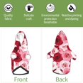 thumbnail image 3 of Uemuo Rose for Winter Dog Hoodie Sweatshirts with Pockets Warm Dog Clothes for Small Dogs Chihuahua-XX-Large, 3 of 8