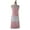 White Dots on Pink, variant on Cotton Apron - Small Dots Print - Kitchen BBQ Restaurant Cooking Painters Artists - Full Apron