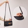 thumbnail image 4 of Wrangler Y2K Purse Small Shoulder Bag for Women Stylish Western Design with Detachable Charms Multiple Pockets, Black, 4 of 6