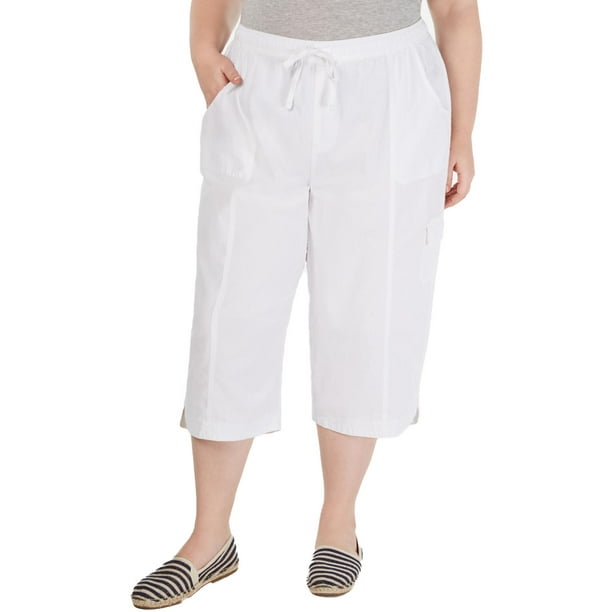 karen scott plus size capri pants