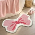 thumbnail image 3 of Bow Knot Doormat, Indoor Outdoor Rug, Valentines Day Decorative Non Slip Entryway Mat, Polyester Multicolor Floor Mat 40x60cm, 3 of 5