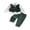 Army Green, variant on Cjfdfy Toddler Baby Boy Christmas Gentleman Outfit Button Long Sleeve Shirt With Bow Tie And Plaid Vest Elastic Pants 3Pcs Kids Cute My First Christmas Fall Winter Formal Outfits 6M-8Y