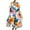 1Orange, variant on PuLe Summer Short Sleeve Dress Womens Oversized Tunic Dress Boho Floral Short Sleeve Maxi Dresses Summer Casual Loose Long Dress with Pockets