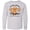 AC-Heather Grey, variant on Inktastic Leukemia Awareness Staying Strong Together and Orange Ribbon Long Sleeve Youth T-Shirt