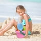 thumbnail image 4 of Juego de Juguetes de Playa para Niños: 4 Piezas de Plástico con Arena, Cubo y Palas En Rosa, Verde y Amarillo para Actividades Al Aire Libre En La Playa., 4 of 6