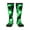 3 Black, variant on Green Tie Dye Pattern Women’s Knee High Crew Socks,Trouser Socks Comfortable, Breathable, Moisture-Wicking and Soft