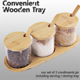 thumbnail image 4 of Bamboo Condiment Container with Lid and Spoon-Condiment Box Set, 4 of 6