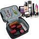 thumbnail image 5 of Bolsas De Maquillaje De Doble Capa, Bolsa De Cosméticos Portátil De Gran Capacidad, Impermeable, Ligera, Bolsa De Maquillaje Con Pequeña Bolsa De Cosméticos, Organizador De Almacenamiento De Viaje Al Muyoka Hogar, 5 of 6