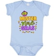thumbnail image 3 of Inktastic Mister Mardi Gras with Crown and Dots Boys Baby Bodysuit, 3 of 5