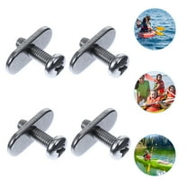 Masteelf 1 Set New Kayak Canoe Screws Track Nuts Set Stainless Steel Kayak Accessories