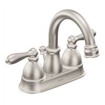 Moen WS84667SRN Caldwell Two-Handle High-Arc Bathroom Faucet, 1.2 GPM