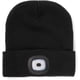 thumbnail image 4 of Hatlight Gorro LED unisex con luz, linterna recargable USB, gorro de punto LED, gorro de faro, calcetín navideño, regalos para hombres, marido, papá, negro, 4 of 4