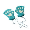 thumbnail image 4 of Fgnfyis Cute Cartoon Gloves for Women Cozy Fingerless Winter Warmth Fashion Accessory Blue One Size, 4 of 9