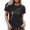 Black, variant on Womens Athletic Tops Women Running Shirt Athletic Shirts Pack Women V Neck Shirts Shirt Tech T Ladies Long Sleeve Spandex Summer Tops for Leggings Short Blue S