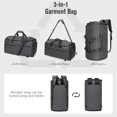 thumbnail image 3 of Bolsa de Traje Bukere Convertible Bolsa de Viaje de Mano 55L, 3 of 7