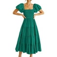 FUELEGO Sundress Clearance Going Out Dresses For Women Sage Green Dress
