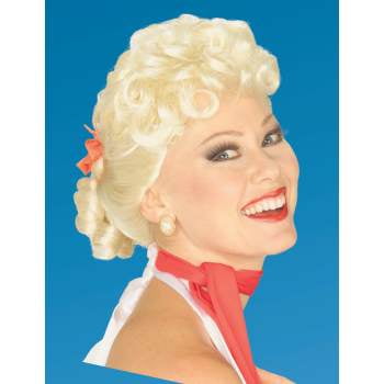50S HOUSEWIFE WIG-BLONDE picture