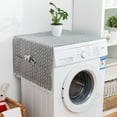 thumbnail image 2 of Lishi Cotton Linen Dustproof Fridge Washing Machine Cover (51'' x 21''), 2 of 12