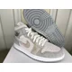 thumbnail image 4 of Ni - ke Ni - ke Air Jordan 1 Mid SE Particle College Grey DO7139-002 Women's Size 10, 4 of 5