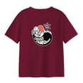 thumbnail image 3 of Camiseta de manga corta para mujer, ropa transpirable, Top holgado y elegante con cuello redondo M Yuyangstore camiseta de mujer, 3 of 8
