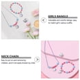 thumbnail image 2 of 1 Ensemble Collier Bracelet Chaîne de Cou Licorne pour Enfants, 2 of 4