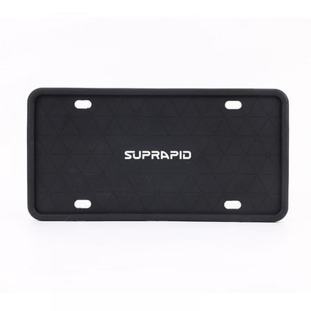 

Car License Plates Shields and Frames Combo 2 Pack Tinted Bubble Design Novelty Plate Covers to Fit Any Standard US Plates Unbreakable Frame & Covers to Protect Plates Screws Included