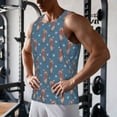 thumbnail image 5 of Lsque Dachshund Dog Puppy Pattern Mens Tank Tops Muscle Athletic Quick Dry Sleeveless Workout Fitness T Shirts Beach Tank Top, Loose-fit Sleeveless Shirt for Men-Medium, 5 of 7