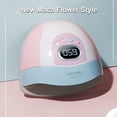 thumbnail image 3 of 1 Set Nail Lamp Smart Sensor One-key Timing  Black Hand Quick Dry Dual Light Source 45 Lamp Beads Painless Nail Polish Dryer Nail Salon Supply, 3 of 10