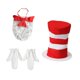 thumbnail image 2 of Copo de vestir de sombrero Propiedades de fotos Red White Rayas Sombrero para fiestas temáticas Fiesta, 2 of 9