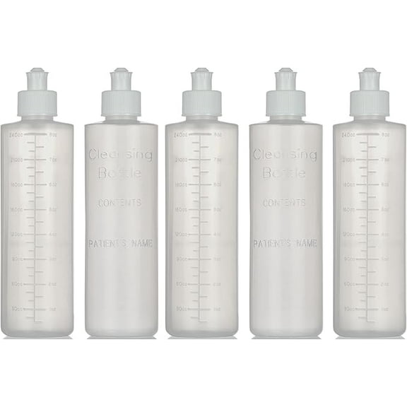 Perineal Lavette Irrigation Bottle, (Pack of 5) 1