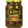 Mt. Olive Petite Snack Crunchers Kosher Dills With Hot Sauce Pickles, 16 fl oz Jar