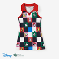 thumbnail image 2 of Disney Disney Mickey and Friends Family Matching Naia™ Colorful Checkered Pattern Top/Sleeveless Dress/Onesie, 2 of 8
