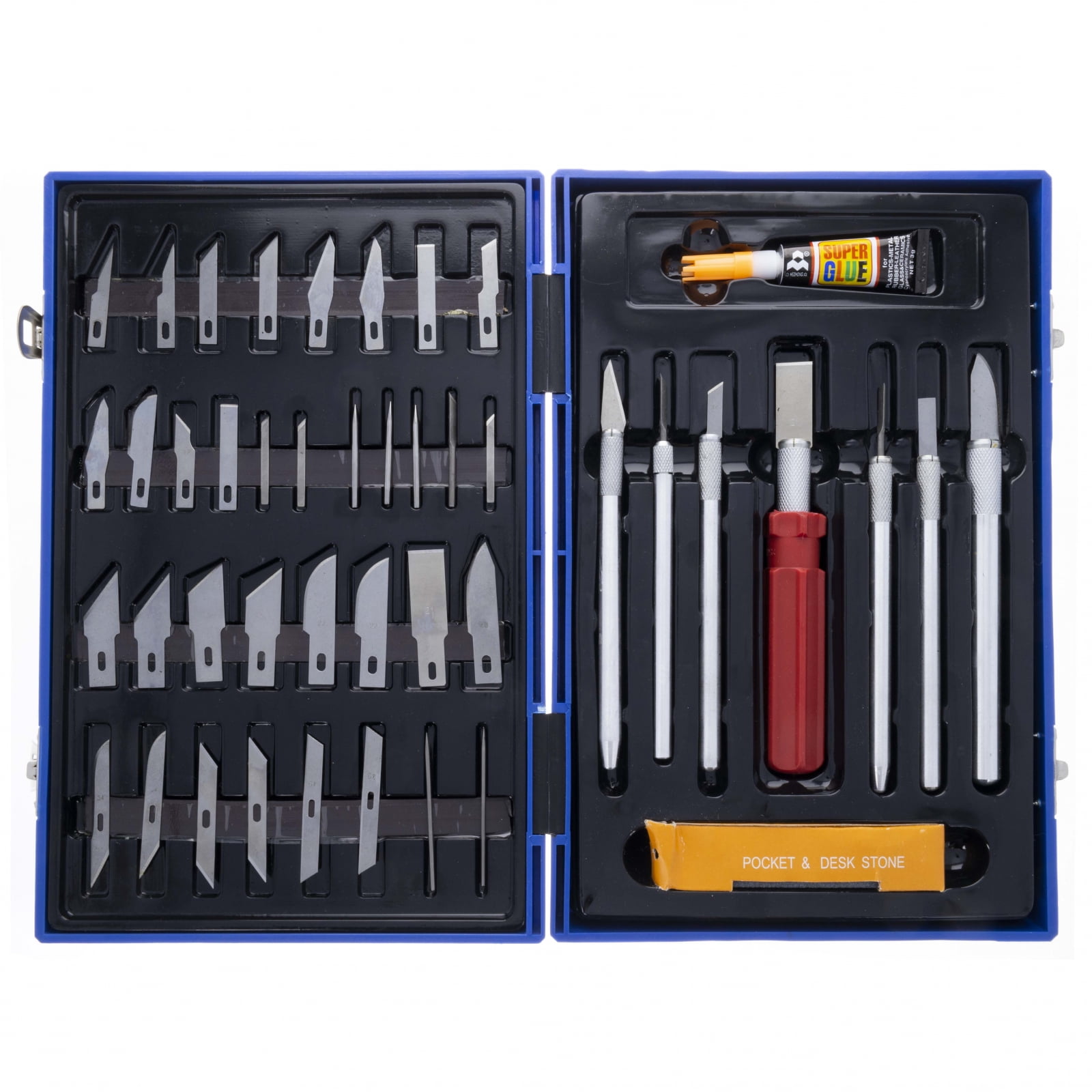 52pc Deluxe Utility Knife Complete Modeling Scrapbooking Set Craft and Hobby