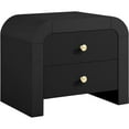 thumbnail image 2 of Meridian Furniture Artisto Table de Nuit Noire, 2 of 26