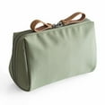 thumbnail image 1 of relayinert Solid Color Cosmetic Bag Makeup Case Waterproof Pouch Travel Fashion Large Capacity Handbag Multifunctional for S/Green, 1 of 9