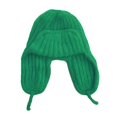 thumbnail image 1 of Knitted Trapper Hat Russian Bomber Hat Knit Earflap Beanie Ear Protection Hat Cloche Beanie Knit Earflap Crochet Trapper Rose red, 1 of 4