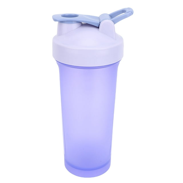 600ML Protein Shaker Bottles with Wire Whisk ,Sports Water Cups,Measurement Scales Drinking Bottle,Portable Pre Workout,Mixes Cocktails Smoothies Shakes,Easy to Cean Design