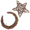thumbnail image 1 of SHISUYAN 2Pack Dried Rattan Rings for Christmas Diy Crafts in Light Brown Color, 1 of 9