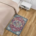 thumbnail image 4 of Ottomanson Non-Slip Small Area Rug for Entryway 2'3" x 3' Easy Clean & Durable Kitchen Mat, Red/Blue Oriental, 4 of 8