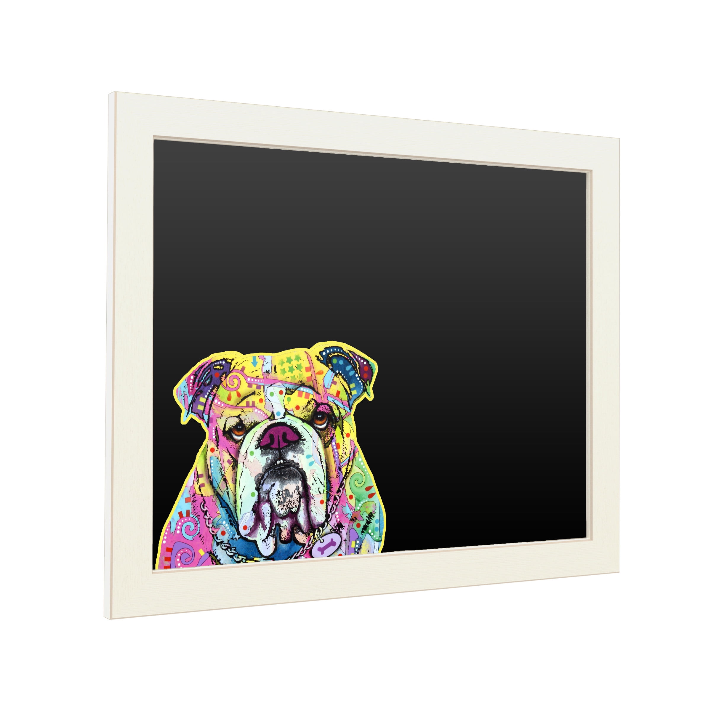 Trademark Fine Art 'The Bulldog' Chalkboard by Dean Russo