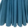 thumbnail image 3 of Millie Loves Lily Girls' Teal Rib Velour Short Sleeve Dress With Bow Waistband,Big Girls, Size 10, 3 of 6