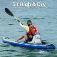 thumbnail image 4 of Sea Eagle Deluxe Inflatable Kayak Seat - Extra Support for Paddling, Rowing or Fishing (White and Blue Deluxe Inflatable Seat), 4 of 5