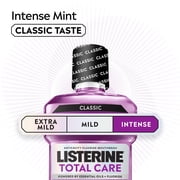 Listerine Total Care Intense Anticavity Fluoride Mouthwash, Intense Mint, 500 mL