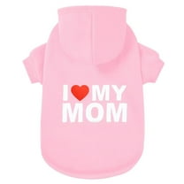 Dog Sweater,Pet Hoodie for Cold Weather,Coat Hooded Sweatshirt for Puppies,Cats, Small Medium Large Dogs,MOM