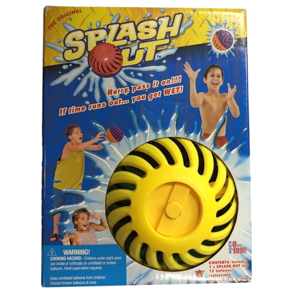 Splash Out Water Balloon Toy Colors May Vary