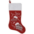 thumbnail image 2 of Northlight 20.5-Inch Red and White Winter Mittens Embroidered Christmas Stocking, 2 of 6