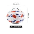 thumbnail image 3 of Qeeadeea Ceramic Sugar Pot With Lid, Solid Print Pattern Sugar Bowl With Spoon, Porcelain Spice Jar, Kitchen Decoration Storage-D-14oz, 3 of 6