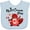 Blue, variant on Inktastic My 1st Canada Day with Red and White Maple Leaves Boys or Girls Baby Bib