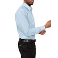 thumbnail image 5 of G-Style USA Men's Regular Fit Long Sleeve Solid Color Dress Shirts - Sky Blue - 1X - 17-17.5 - 36-37, 5 of 6